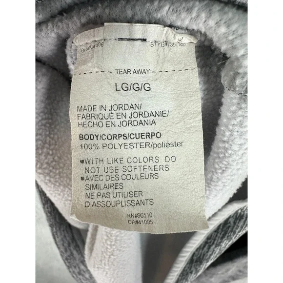 Under Armour Pullover Mens Large Heather Gray ColdGear Quarter Zip Fleece Lined Zip Up